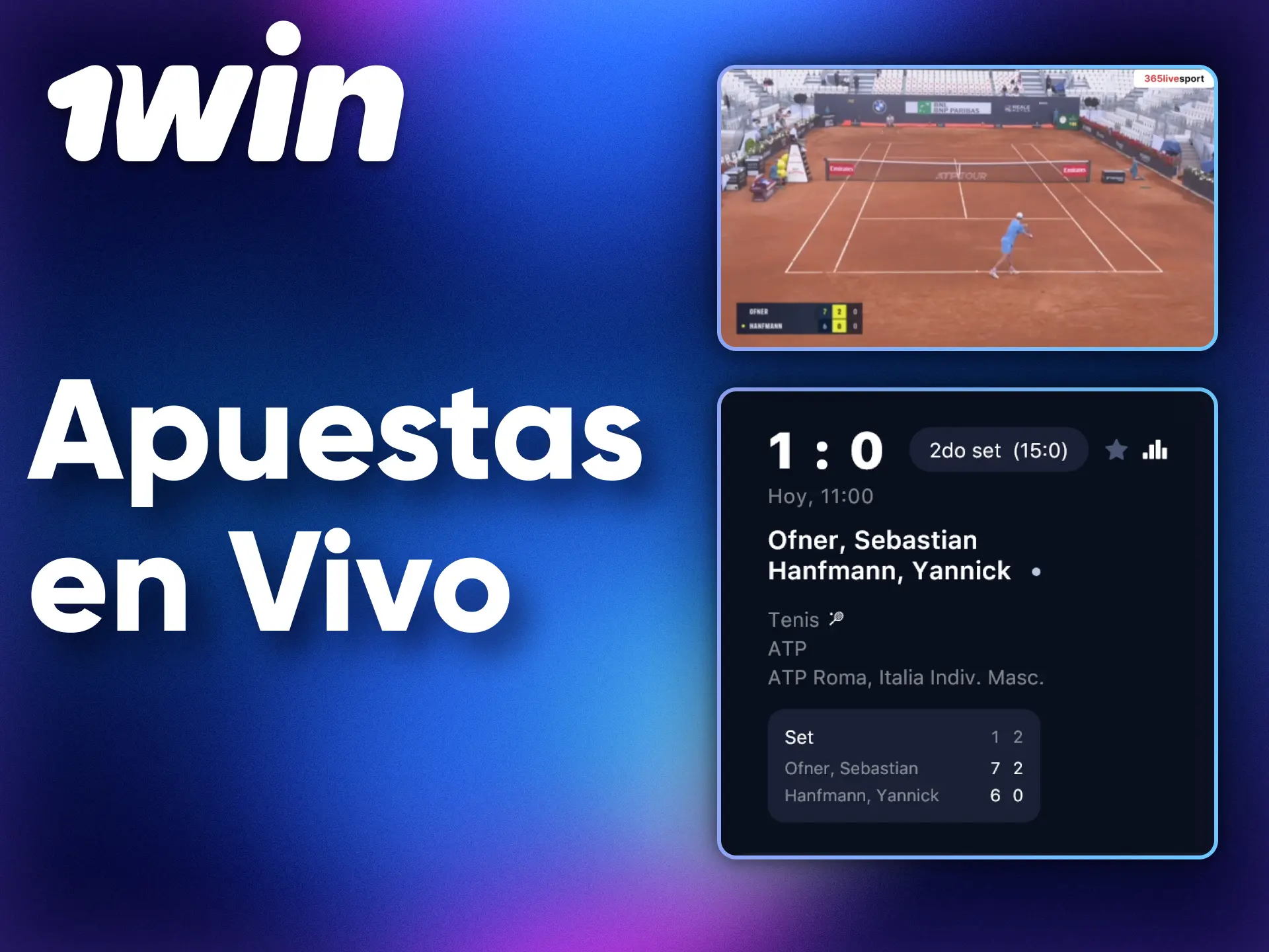 Watch live sports translations and bet in real time at 1Win.