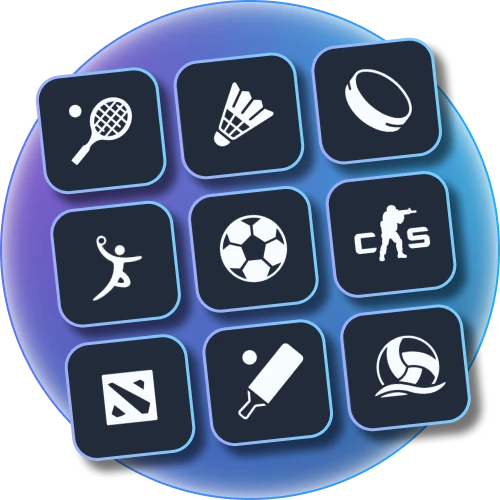 1Win offers a wide selection of sports to bet on.