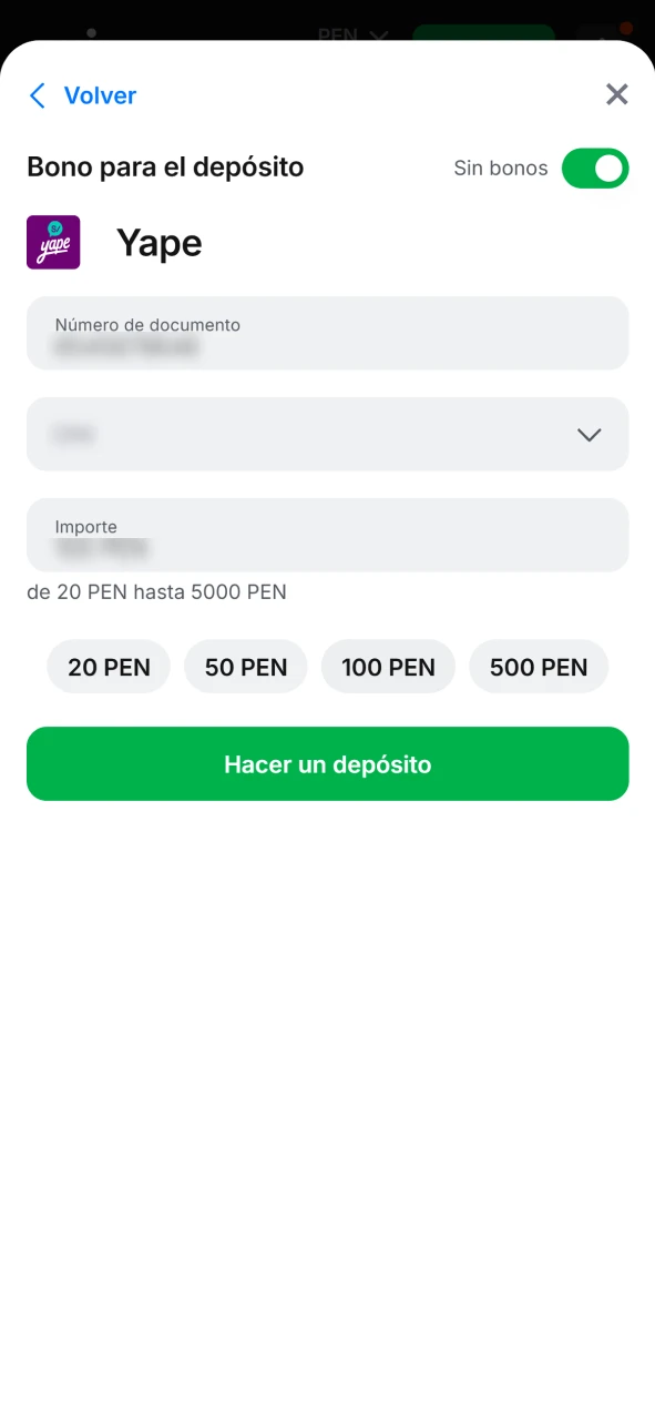 You must top up your 1win account balance.