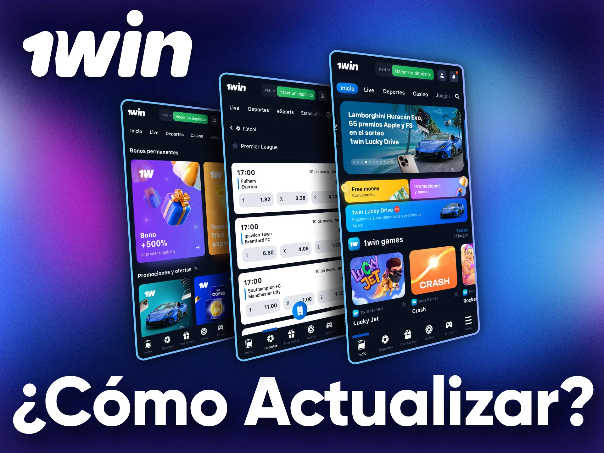 Keep your 1Win mobile app up to date.