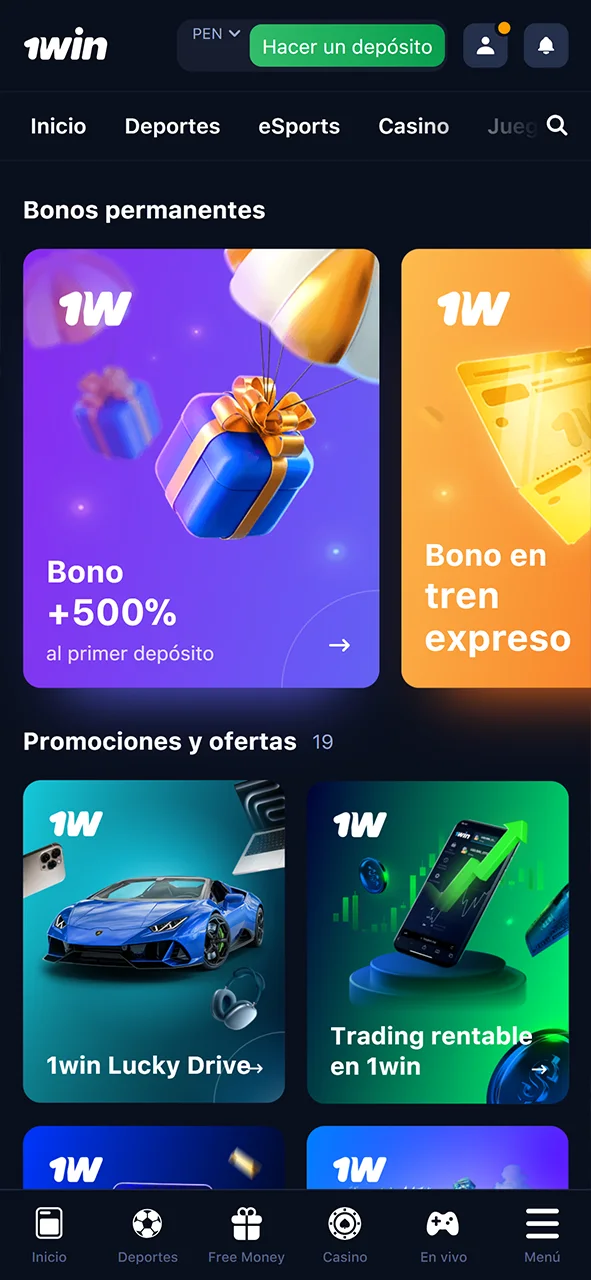 The 1win app has prepared a host of bonuses for you.
