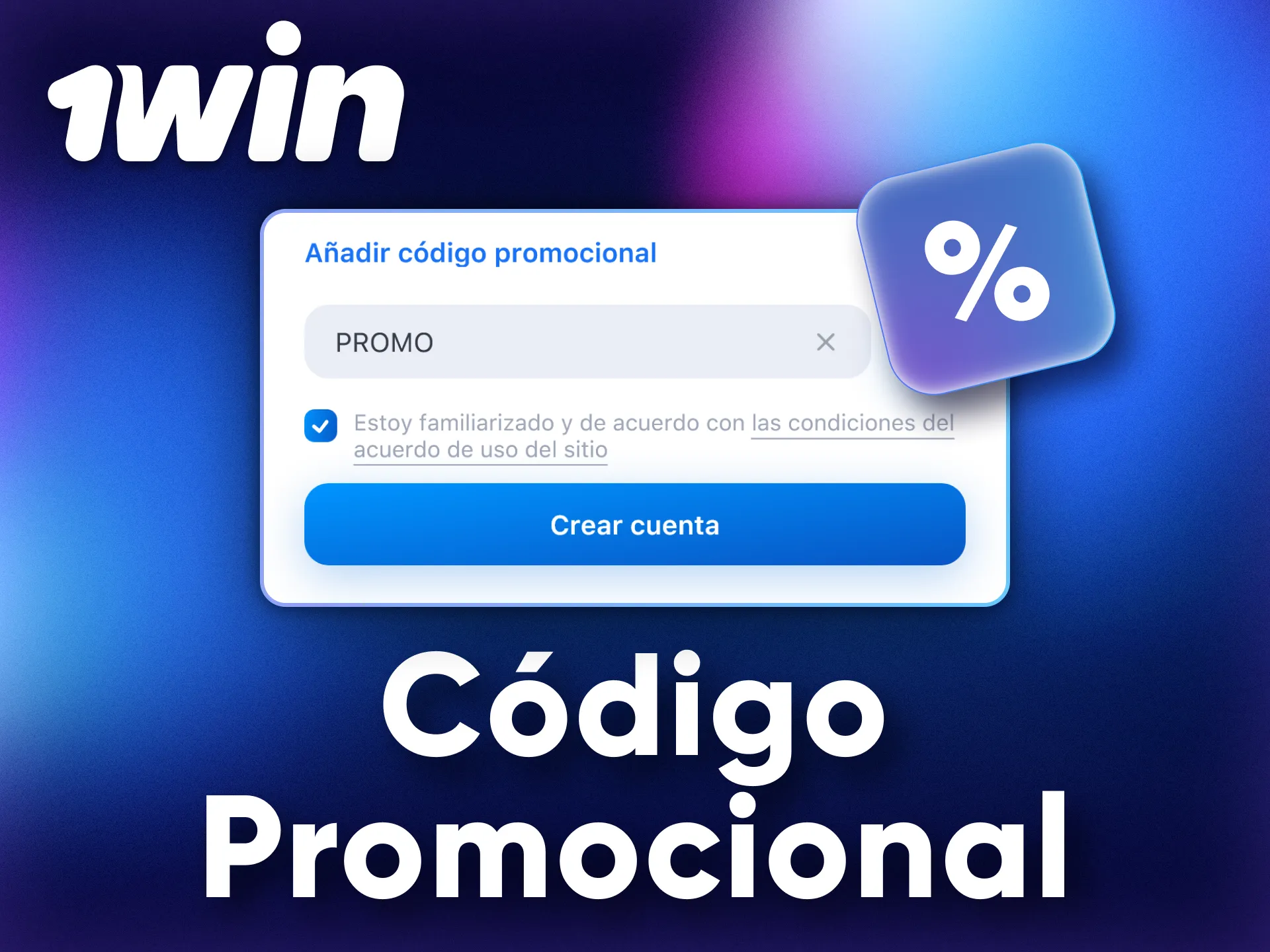 Increase your winnings by using a promotional code in the 1Win app.