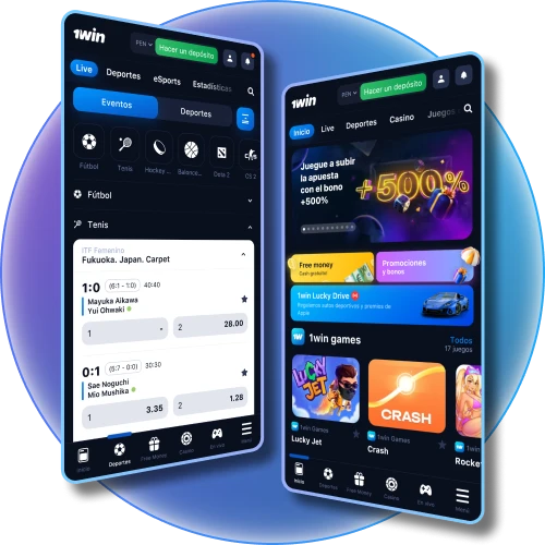 The 1Win casino app is optimised for mobile devices.
